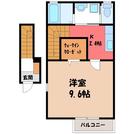 ラフィーネ今泉の物件間取画像